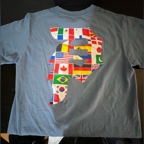 Primitive skate t-shirt Steel Blue Sz Small - Picture 2 of 2